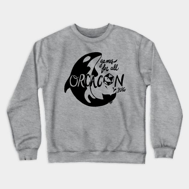 OrcaCon 2016 KS Design Crewneck Sweatshirt by OrcaCon